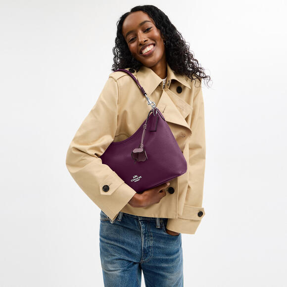 Laurel Shoulder Bag With Flower Charm - Picture 3 of 3